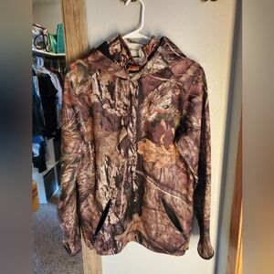 Mossy Oak camo hoodie adult small